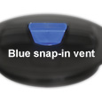 Blue snap-in vent for 8" lid (63480)