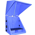 PCS2.1 Pump Shelf - w/Cover - No Divider - Blue - PE
