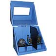 PCS3 Pump Shelf - w/Cover - w/Divider - Blue - PE